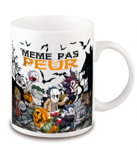 mug halloween pas peur