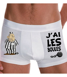Boxer homme rigolo les boules