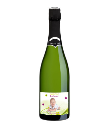 etiquette champagne 12 personnalisée