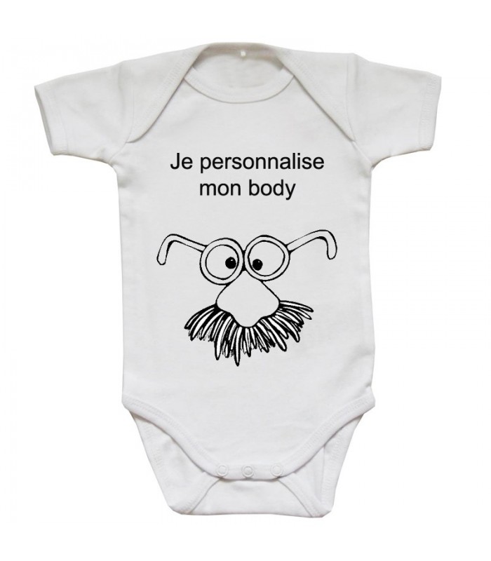 Cadeau naissance body bébé personnalisé - Babys Cakes e-Boutique