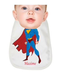 Bavoir super héros personnalisé
