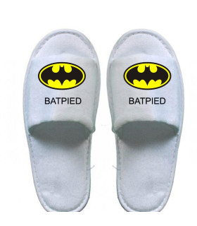 chaussons blancs personnalisés