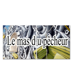 Plaque maison double personnalisée