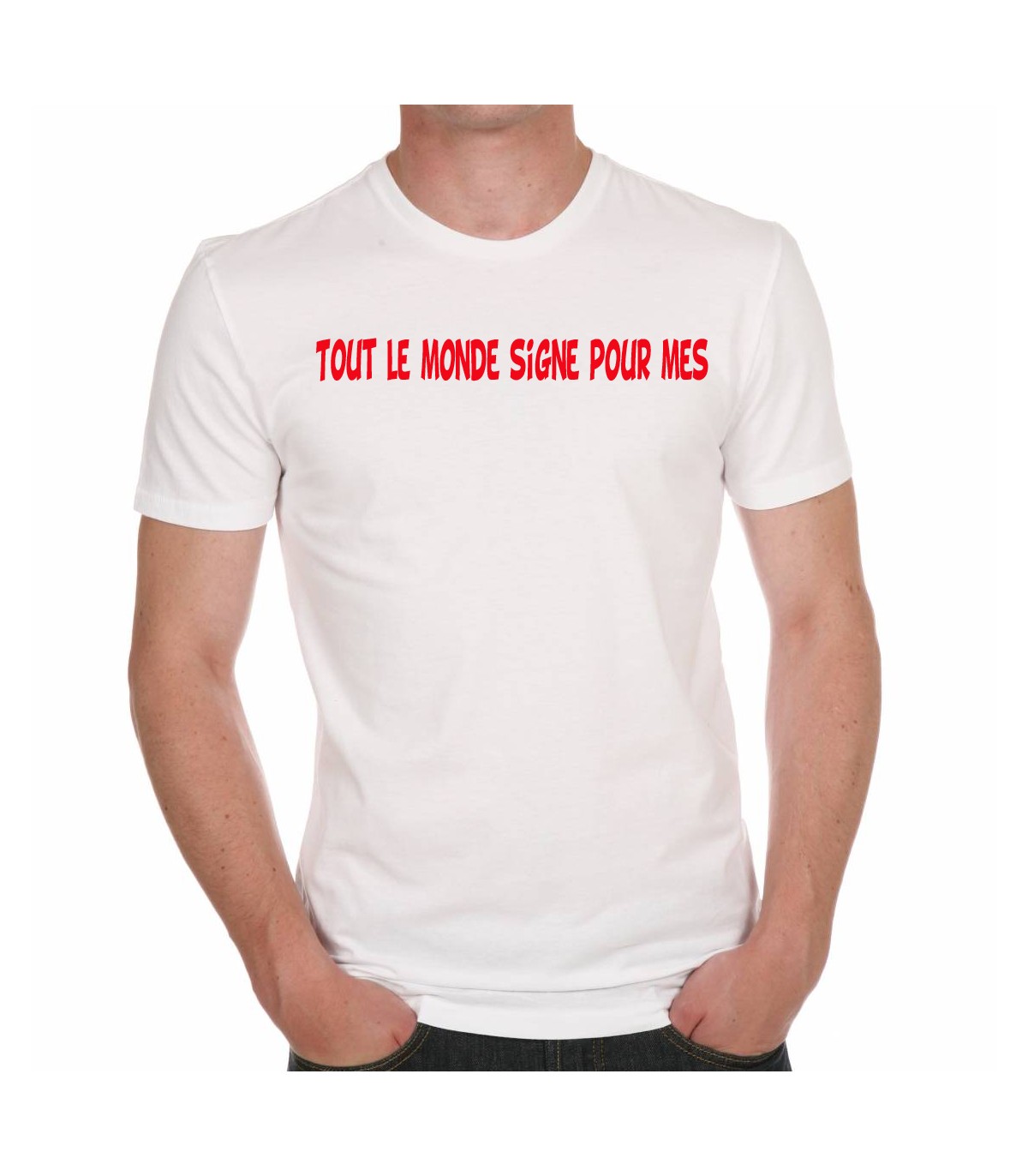 T-Shirt Homme Saint valentin personnalisable | J'aime Ma Femme | changez la  phrase | idée cadeau personnalisé