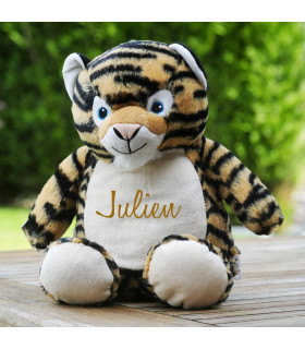 Tigre peluche personnalisé