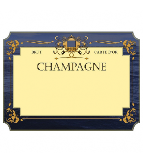 etiquette champagne anniversaire originale