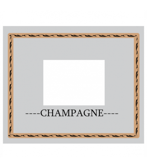etiquette champagne pas chere