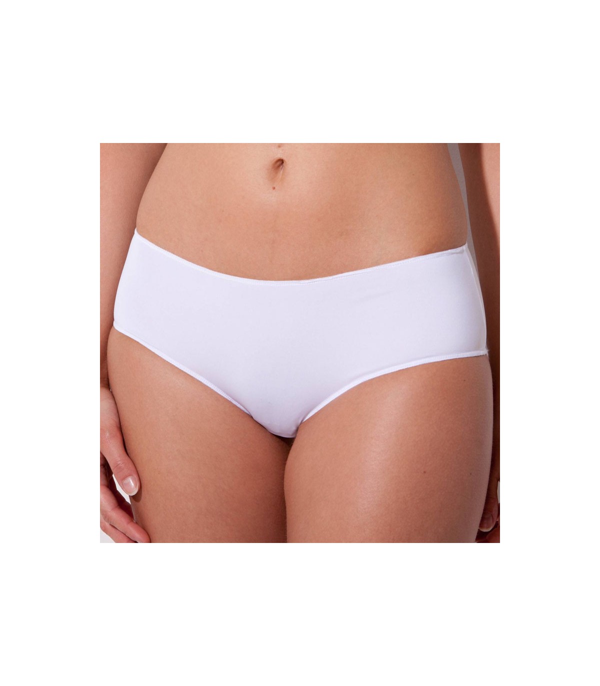 Shorty femme blanc sur mesure avec photo