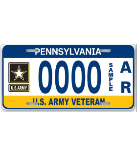 Plaque USA personnalisée