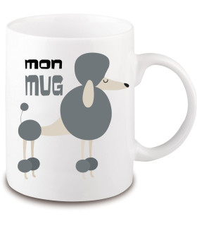 Mug chien caniche
