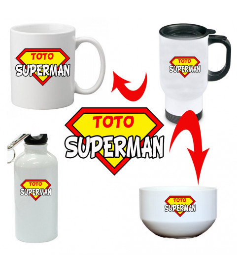 Cadeau personnalisé avec superman