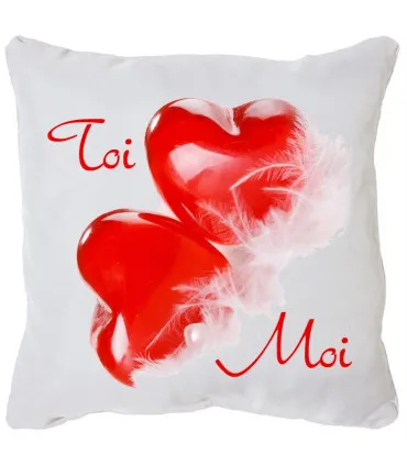 Coussin personnalisation déco