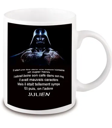 Mug dark vador personnalisé