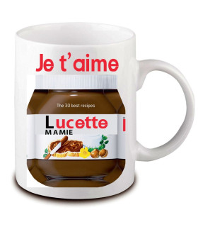 Mug nutella personnalisé
