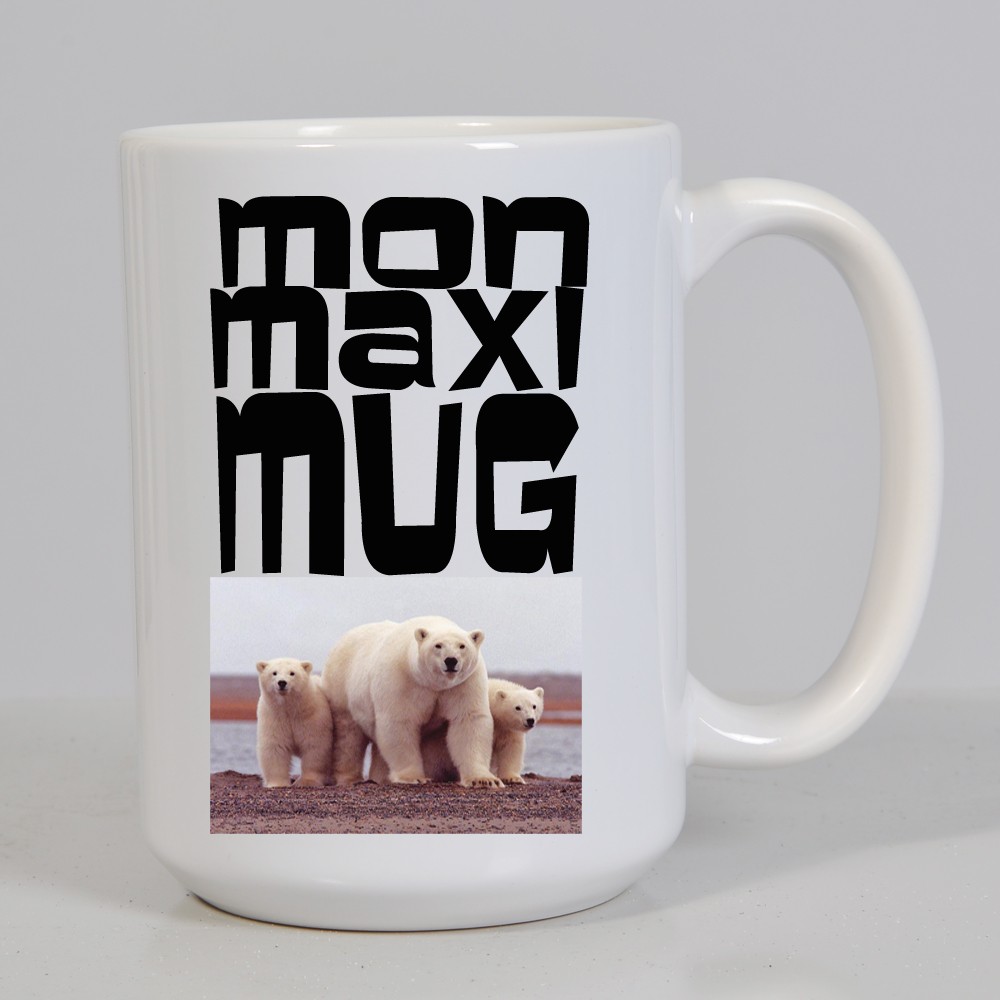 Mug Xxl Pour Boire Café Ou Soupe Personnalisé Avec Photo Cadeau Mug 