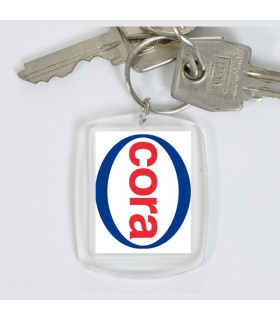 Porte clé plastique logo pas cher