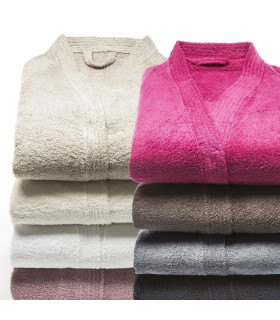 Peignoir éponge col kimono 450g