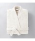 Peignoir éponge col kimono 450g écrue
