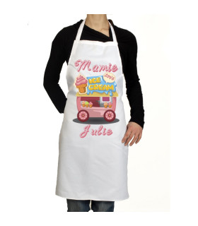 Tablier de cuisine icecream personnalisé