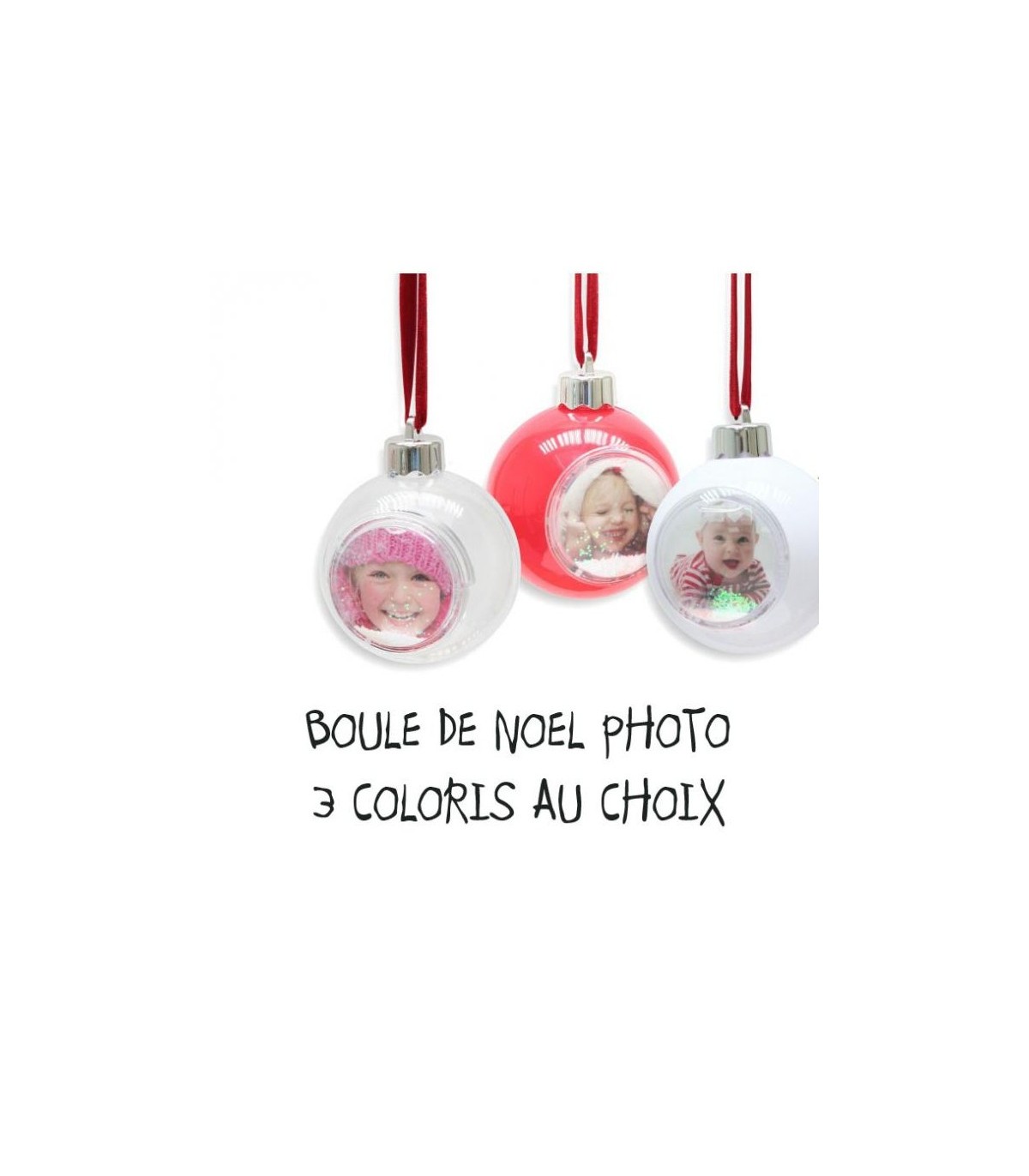 Boule De Noel Personnalisée Avec Votre Photo Boule Pour Le