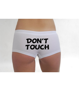 Boxer femme rigolo don t touch