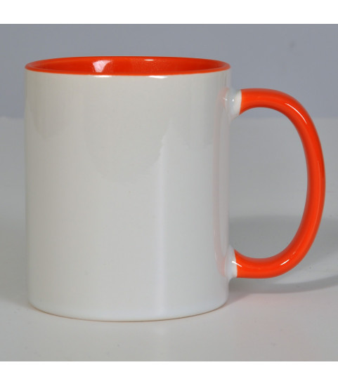 Mug personnalisé orange
