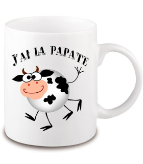 Mug vache avoir la patate