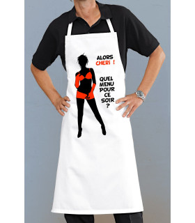 Tablier de cuisine sexy pour cheri