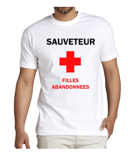 tee shirt sauveteur jeune femme