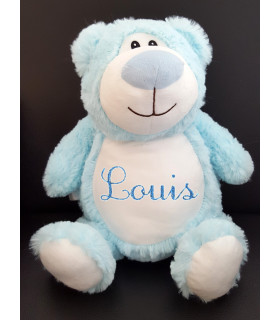 Ours en peluche avec prénom brodé