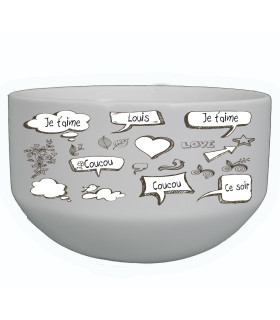 Bol message personnalisé