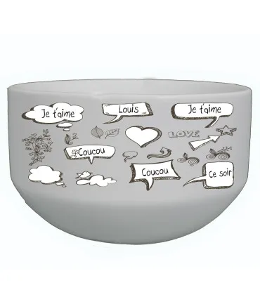 Bol message personnalisé