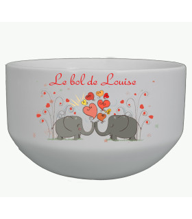 Lot de 2 bols personnalisés