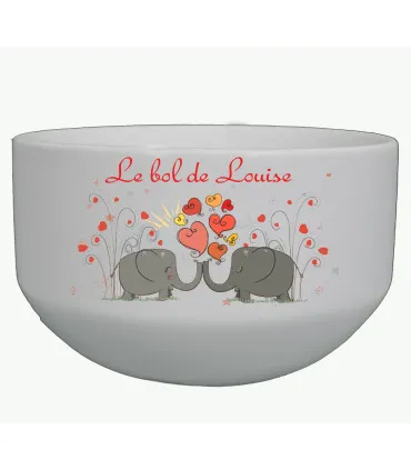 Lot de 2 bols personnalisés