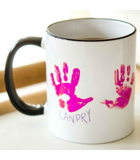 mug empreinte main et pied