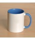 Mug personnalisé avec photo contour bleu