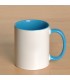 Mug personnalisé avec photo contour bleu ciel