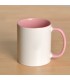 Mug personnalisé avec photo contour rose