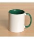 Mug personnalisé avec photo contour vert