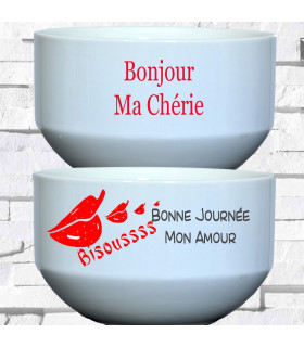 Bol personnalisé pour couple