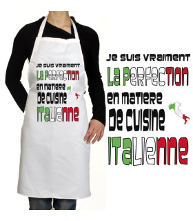 Tablier cuisine pour italien