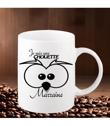 Mug chouette marraine