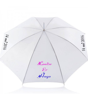 Parapluie personnalisé mariage