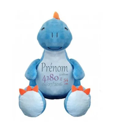 dinosaure peluche personnalise