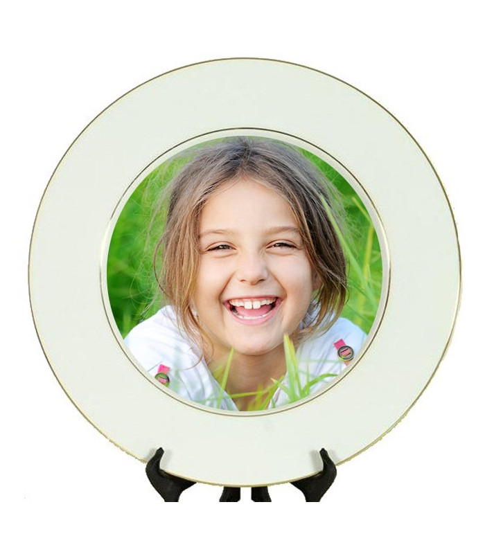 Assiette personnalisée avec photo
