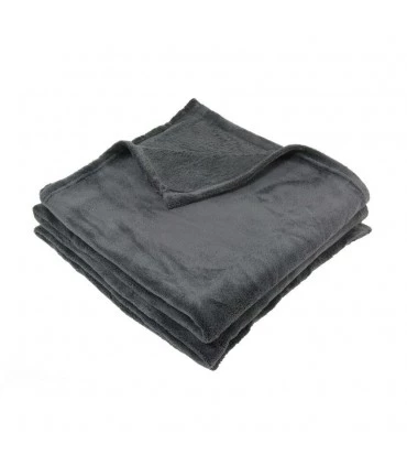 Couverture plaid brodée chien chat