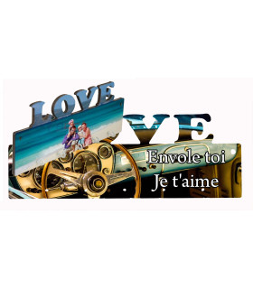 Porte cle mural love