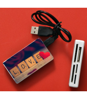 Lecteur cartes usb personnalise