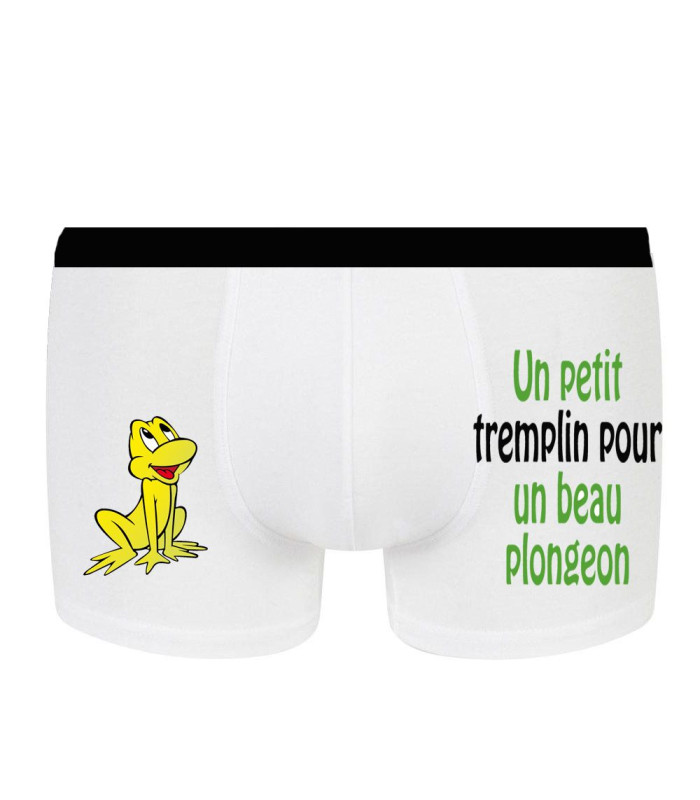 Boxer rigolo homme le crapaud tremplin