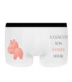 Boxer Homme Rigolo "Fesses Book" – Humour Réseaux Sociaux